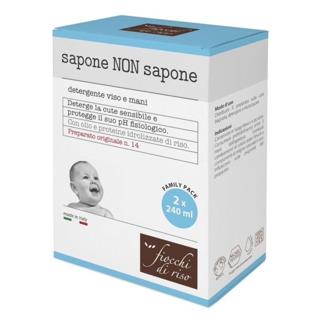 Artsana Fiocchi Di Riso Bipack Sapone Non Sapone 240 Ml