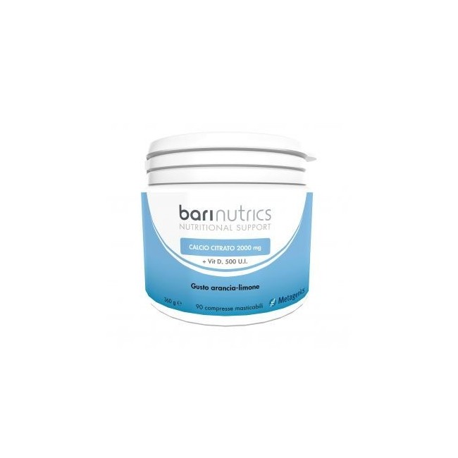 Metagenics Barinutrics Calcio Citrato Arancia Limone Ita 90 Compresse