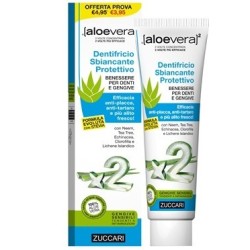 Zuccari Aloevera2 Dentifricio Sbiancante Protettivo Con Stevia 100 Ml