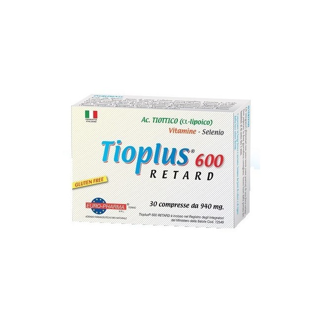 Euro-pharma Tioplus 600 Retard 30 Compresse Euro-pharma Tioplus 600 Retard 30 Compresse