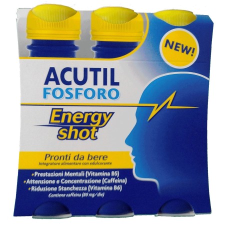 Angelini Acutil Fosforo Energy Shot 3 X 60 Ml Angelini Acutil Fosforo Energy Shot 3 X 60 Ml
