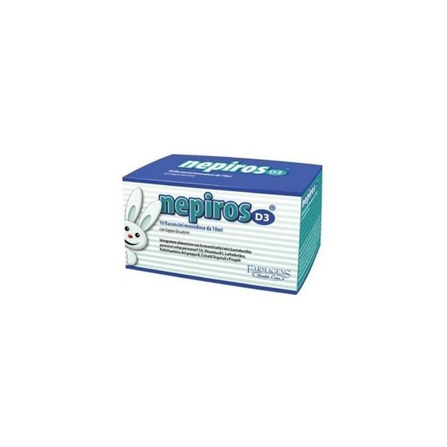 Farmagens Health Care Nepiros D3 10 Flanconcini Da 10 Ml
