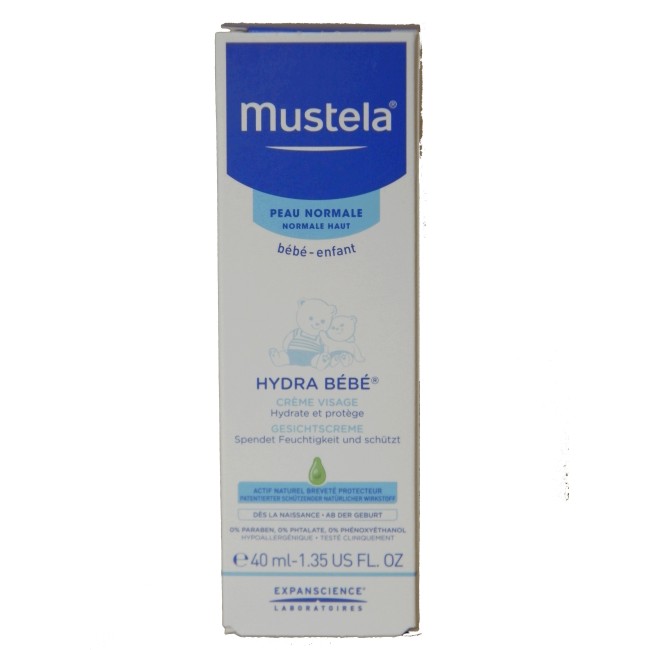 Laboratoires Expanscience Mustela Hydra Bebe' Crema Viso 24h 40 Ml
