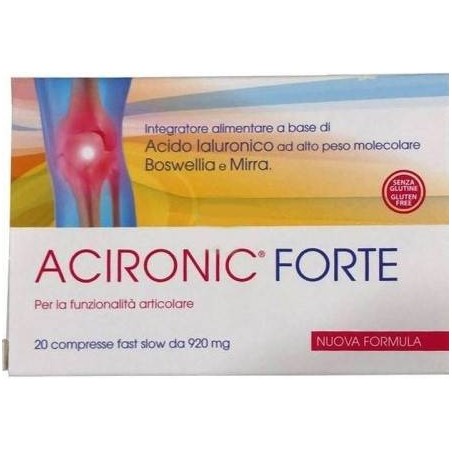 Ri. Med. Acironic Forte 20 Compresse Fast-slow Da 920 Mg