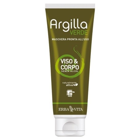 Erba Vita Argilla Verde Maschera Pronta 250 Ml