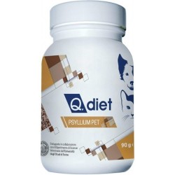 Q Vet Q Diet Psyllium Pet Polvere 90 G