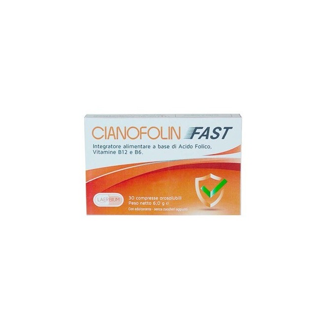 Laerbium Pharma Cianofolin Fast 30 Compresse Sublinguale