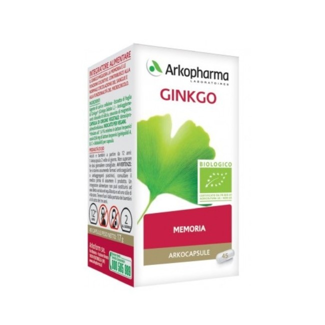 Arkopharma Arko Capsule Ginkgo Bio 45 Capsule