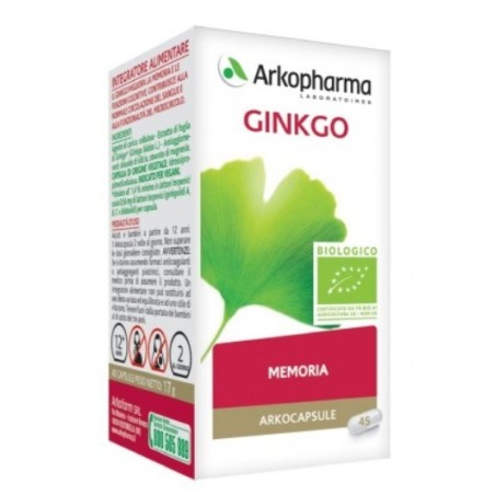 Arkopharma Arko Capsule Ginkgo Bio 45 Capsule