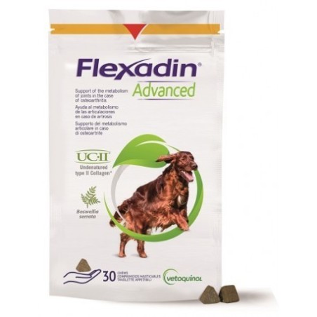 Vetoquinol Flexadin Advanced Cane Tutte Le Taglie 30 Tavolette Appetibili