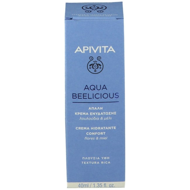 Apivita Aqua Beelicious Comfort Hydrating Cream 40 Ml/19