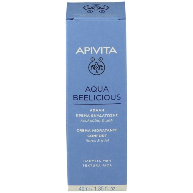 Apivita Aqua Beelicious Comfort Hydrating Cream 40 Ml/19