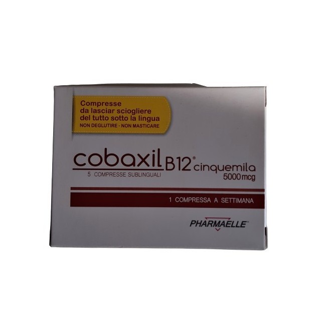 Pharmaelle Cobaxil B12 5000mcg 5 Compresse Sublinguali