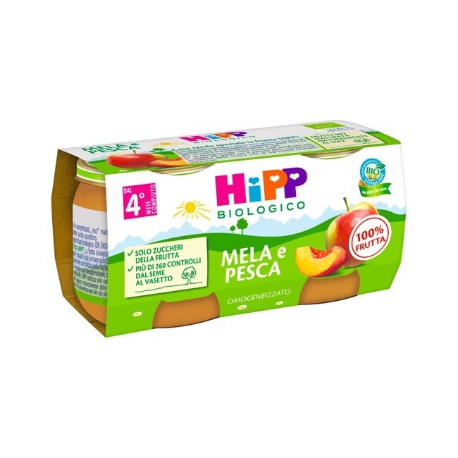 Hipp Bio Omogeneizzato Frutta Mista 2x80 G