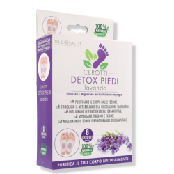 D. L. G. Salus Cerotti Detox Piedi Lavanda 8 Pezzi