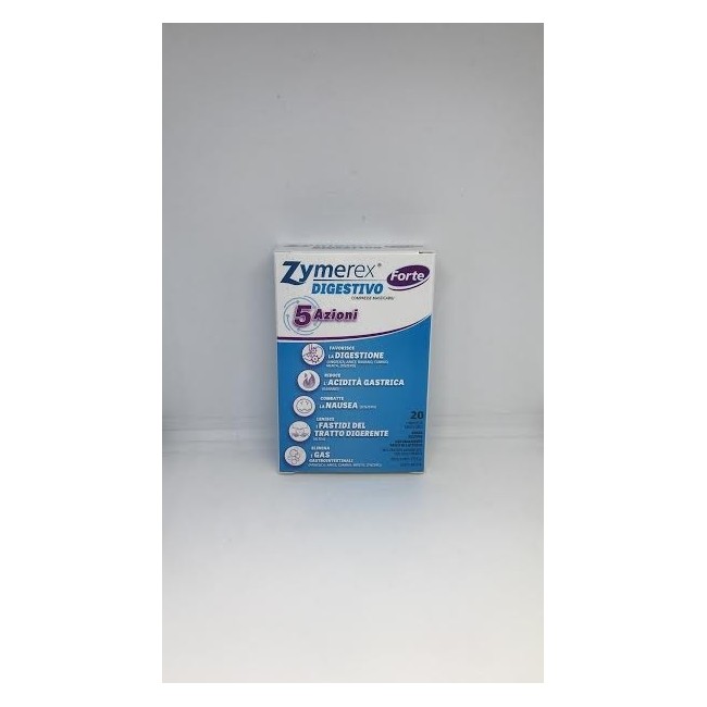 Wilco Farma Zymerex Digestivo Forte 5 Azioni 20 Compresse Masticabili