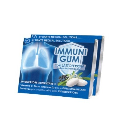 Dante Medical Solutions Mind The Gum Immuni Con Lattoferrina 18 Gomme Confettate Senza Zucchero