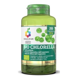 Optima Naturals Colours Of Life Bio Chlorella 200 Compresse Colours Of Life