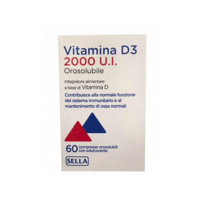 Sella Vitamina D3 2000ui Orosolubile 60 Compresse
