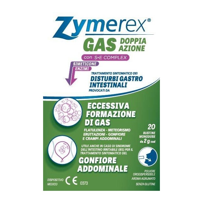 Difar Distribuzione Zymerex Gonfiore Gas Doppia Azione Con S+e Complex 20 Bustine Monodose Da 2 G Difar Distribuzione Zymerex Gonfiore Gas Doppia Azione Con S+e Complex 20 Bustine Monodose Da 2 G
