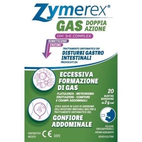 Difar Distribuzione Zymerex Gonfiore Gas Doppia Azione Con S+e Complex 20 Bustine Monodose Da 2 G Difar Distribuzione Zymerex Gonfiore Gas Doppia Azione Con S+e Complex 20 Bustine Monodose Da 2 G
