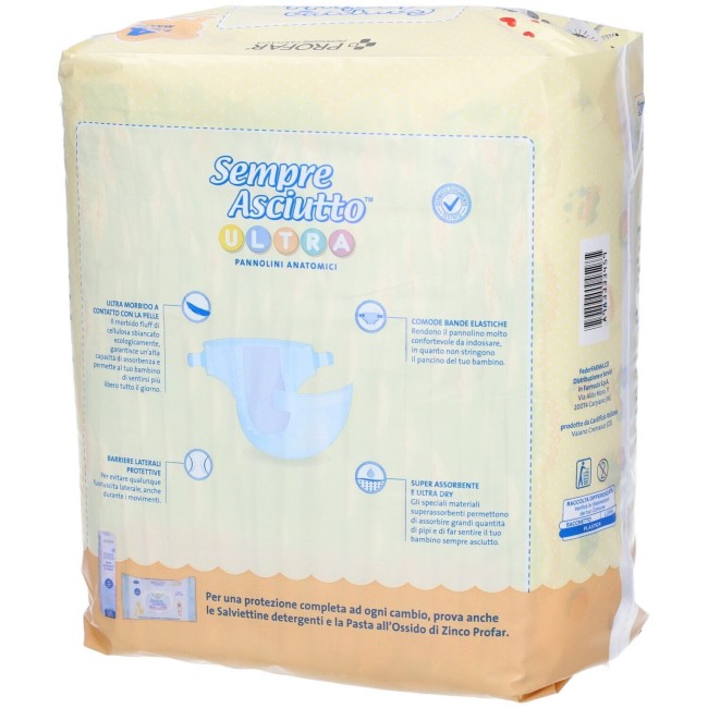 Federfarma. Co Pannolini Profar Sempre Asciutto Ultra Maxi 7/18 Kg 18 Pezzi Federfarma. Co Pannolini Profar Sempre Asciutto Ultra Maxi 7/18 Kg 18 Pezzi