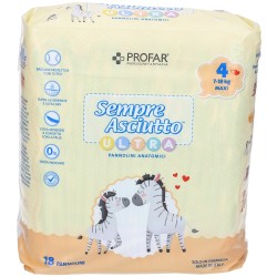 Federfarma. Co Pannolini Profar Sempre Asciutto Ultra Maxi 7/18 Kg 18 Pezzi Federfarma. Co Pannolini Profar Sempre Asciutto Ultra Maxi 7/18 Kg 18 Pezzi