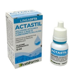 Trebifarma Actastil Soluzione Oftalmica Gocce Oculari Protettive Idratanti Eutrofiche Lubrificanti 5 Ml
