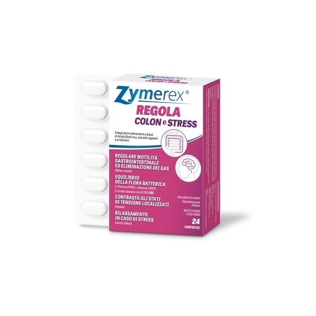 Wilco Farma Zymerex Regola Colon E Stress 24 Compresse
