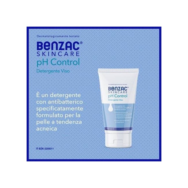 Galderma Benzac Skincare Ph Control Detergente Viso 150 Ml