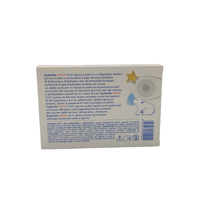 Boiron Gocce Oculari Euphralia Igiene Baby 10 Monodose Richiudibili X 0,5 Ml