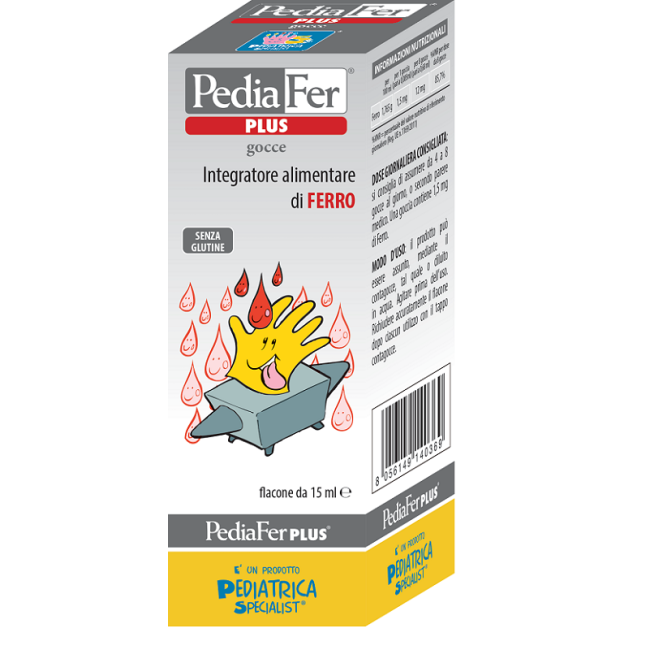 Pediatrica Pediafer Plus Gocce 15 Ml