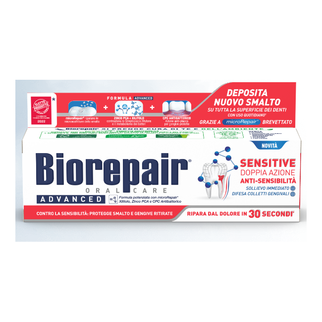 Coswell Biorepair Plus Advanced Sensibilita' Doppia Azione 75 Ml Coswell Biorepair Plus Advanced Sensibilita' Doppia Azione 75 Ml