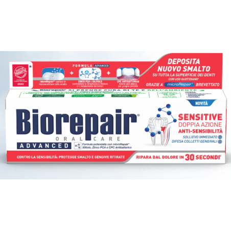 Coswell Biorepair Plus Advanced Sensibilita' Doppia Azione 75 Ml Coswell Biorepair Plus Advanced Sensibilita' Doppia Azione 75 Ml
