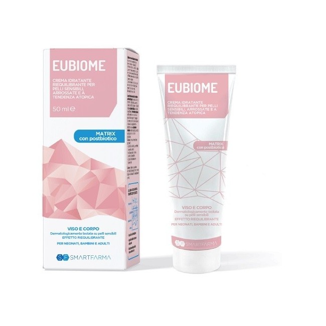 Smartfarma Eubiome Crema Idratante Riequilibrante Pelli Sensibili Arrossate Tendenza Atopica 150 Ml Smartfarma Eubiome Crema Idratante Riequilibrante Pelli Sensibili Arrossate Tendenza Atopica 150 Ml