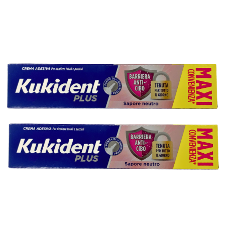 Procter & Gamble Kukident Bipacco Barriera Anti Cibo Neutro 57 G
