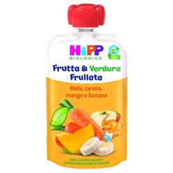 Hipp Bio Frutta & Verdura Frullata Mela Mango Banana E Carota 90 G