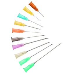 Terumo Ago Ipodermico Sterile Monouso Agani Cannula In Acciaio Inox Sottile Gauge 19 Lunghezza 38 Mm Angolatura Taglio Regolare