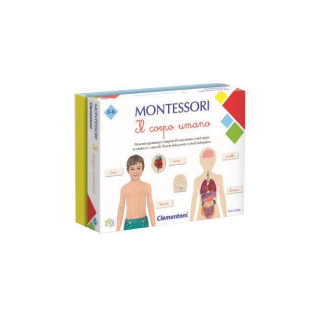 Clementoni Montessori Il Corpo Umano Clementoni Montessori Il Corpo Umano