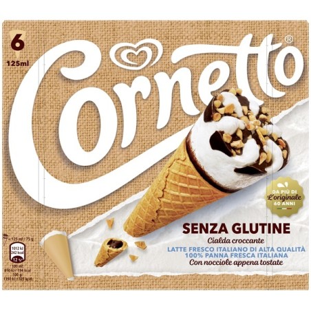 Unilever Italia Mkt Oper. Algida Cornetto 125 Senza Glutine Standard Hb 6 Pezzi 75 G