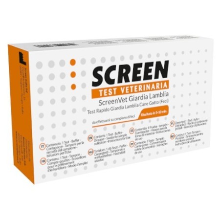 Screen Italia Screenvet Test Rapido Veterinaria Giardia Lamblia Feci Cane E Gatto Screen Italia Screenvet Test Rapido Veterinaria Giardia Lamblia Feci Cane E Gatto