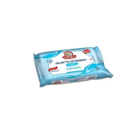 Elanco Sano E Bello Salviette Detergenti Talco 50 Maxi Salviette