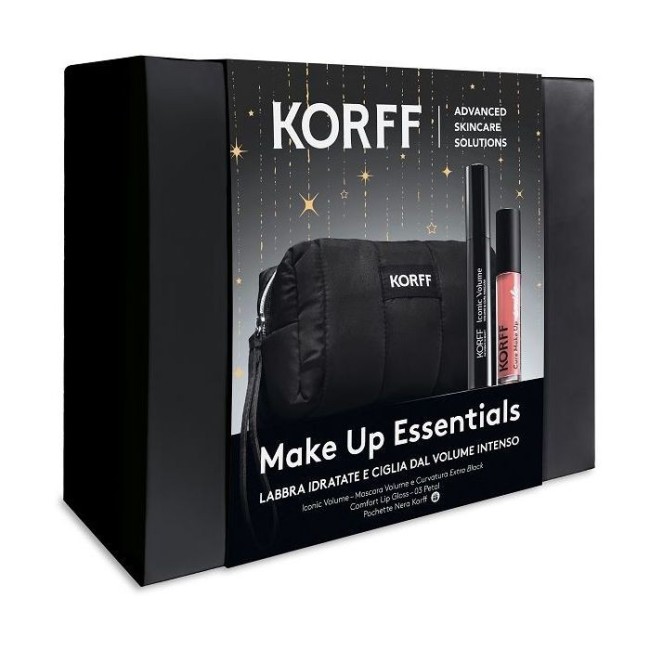COFANETTO MAKE UP ESSENTIALS ICONIC VOLUME MASCARA + COMFORTLIP GLOSS 02