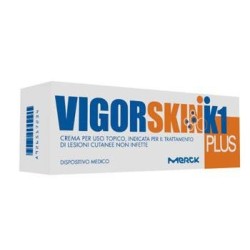 Merck Serono Vigorskin K1 Plus Crema Per Lesioni Cutanee Non Infette 100 Ml