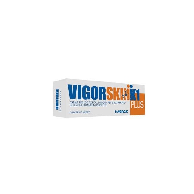 Merck Serono Vigorskin K1 Plus Crema Per Lesioni Cutanee Non Infette 100 Ml