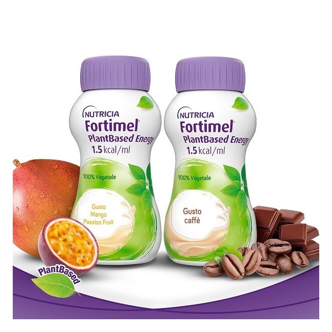 Danone Fortimel Plant Based Caffe' 4 Bottiglie Da 200 Ml