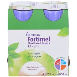 Danone Fortimel Plant Based Caffe' 4 Bottiglie Da 200 Ml