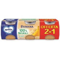 Danone Mellin Omogeneizzato Banana 3 Pezzi Da 100 G
