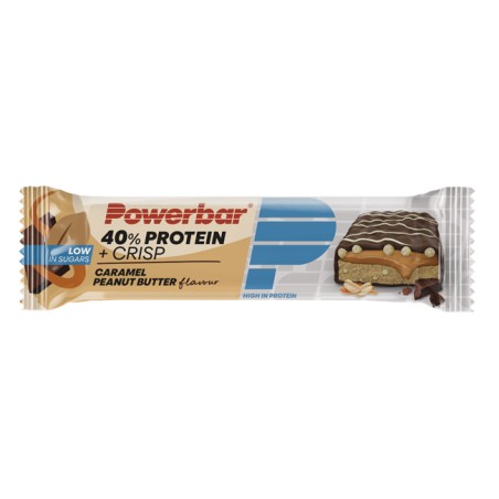 Active Nutrition Intern. Powerbar 40% Protein + Crisp Caramel Peanut Butter Barretta 40 G
