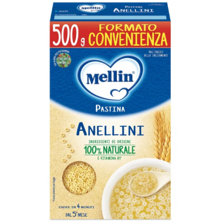 Danone Nutricia Soc. Ben. Mellin Pasta Anellini 500 G Danone Nutricia Soc. Ben. Mellin Pasta Anellini 500 G
